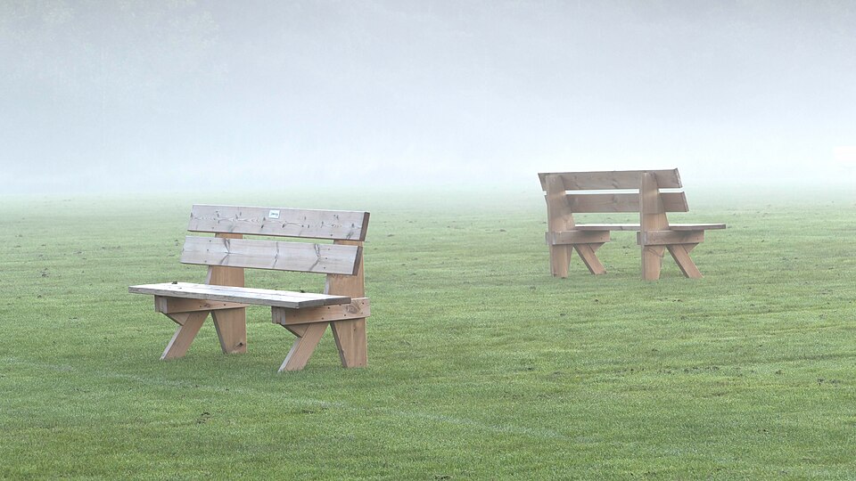 Aficionados viendo un partido en pantalla gigante dentro de un bar